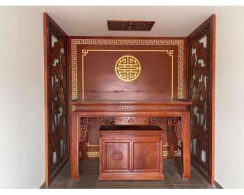 Bàn thờ  gỗ hương đá TT13